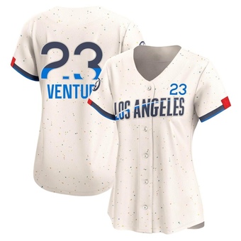 Women's Limited Los Angeles Dodgers Robin Ventura 2024 City Connect Jersey - Cream