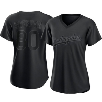 Women's Replica Los Angeles Dodgers Emmet Sheehan Pitch Fashion Jersey - Black