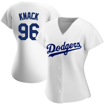 Women's Replica Los Angeles Dodgers Landon Knack Home Jersey - White