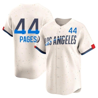 Youth Limited Los Angeles Dodgers Andy Pages 2024 City Connect Jersey - Cream