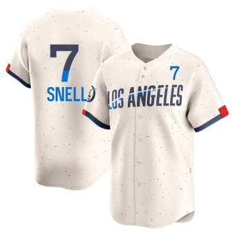 Youth Limited Los Angeles Dodgers Blake Snell 2024 City Connect Jersey - Cream