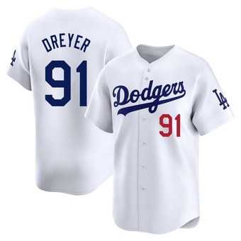 Youth Limited Los Angeles Dodgers Jack Dreyer Home Jersey - White