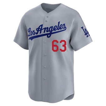 Youth Limited Los Angeles Dodgers Kyle Hurt Away Jersey - Gray