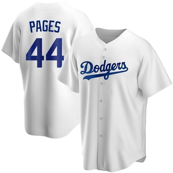 Youth Replica Los Angeles Dodgers Andy Pages Home Jersey - White