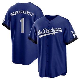 Youth Replica Los Angeles Dodgers Billy Grabarkewitz 2021 City Connect Jersey - Royal