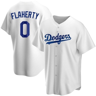 Youth Replica Los Angeles Dodgers Jack Flaherty Home Jersey - White